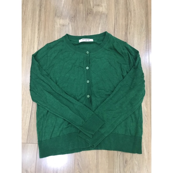 Thanh lý áo cardigan xanh lá Mind Bridge