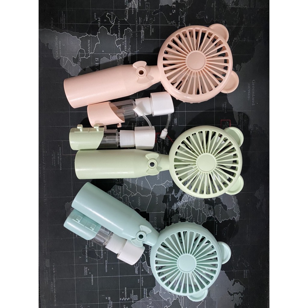 Quạt Phun Sương Mini Hình kute dễ thương Sạc Điện | BigBuy360 - bigbuy360.vn