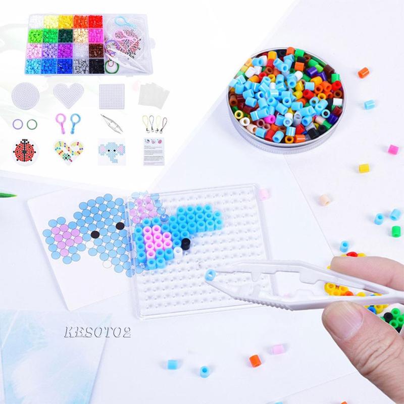 Set 2 Hạt Xỏ Lỗ 5mm Làm Đồ Thủ Công Cho Bé