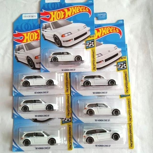 HOT WHEELS Mô Hình Đồ Chơi Xe Hơi Civic Diorder Segera Thẻ