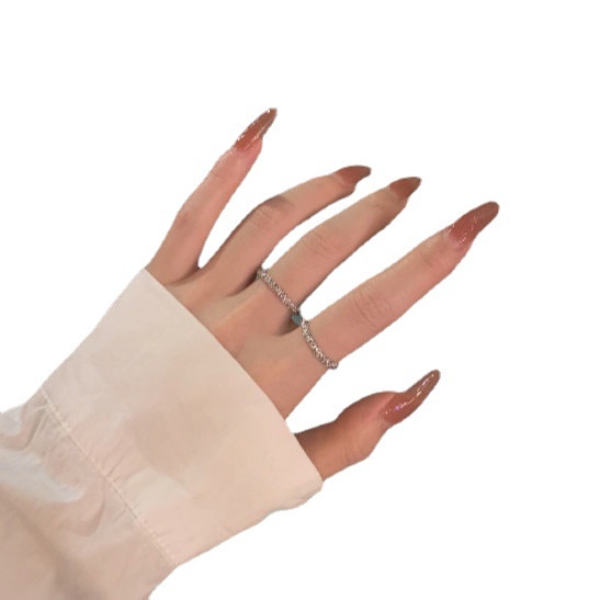 Nhẫn Hở Mạ Vàng / Bạc Đơn Giản Thanh Lịch Cho Nữ