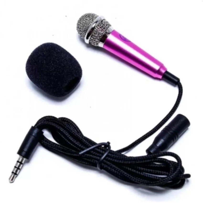 Micro mini hát Karaoke trên điện thoại (Hồng) ChatLuongLaVangGroup