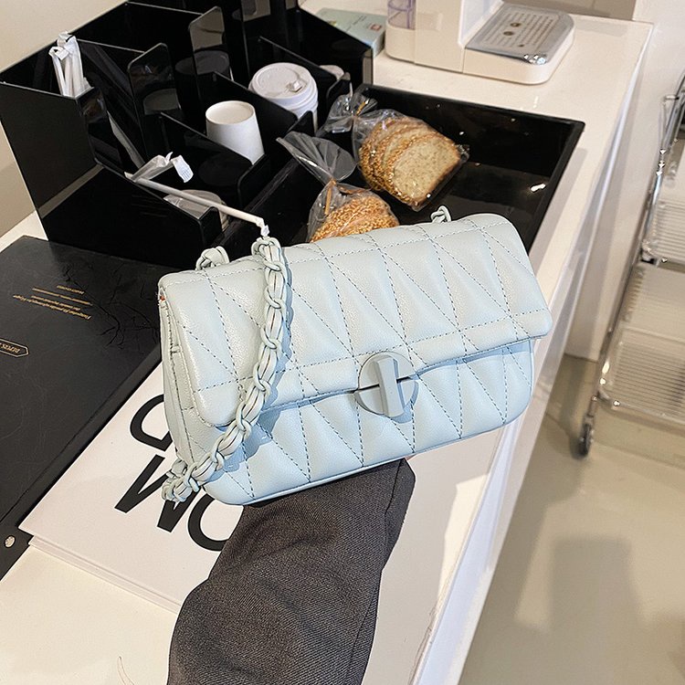 Hàng Mới Về Túi Xách Đeo Chéo Hình Vuông Đính Kim Cương Giả Dễ Thương Thời Trang Mùa Xuân 2024 Cho Nữ