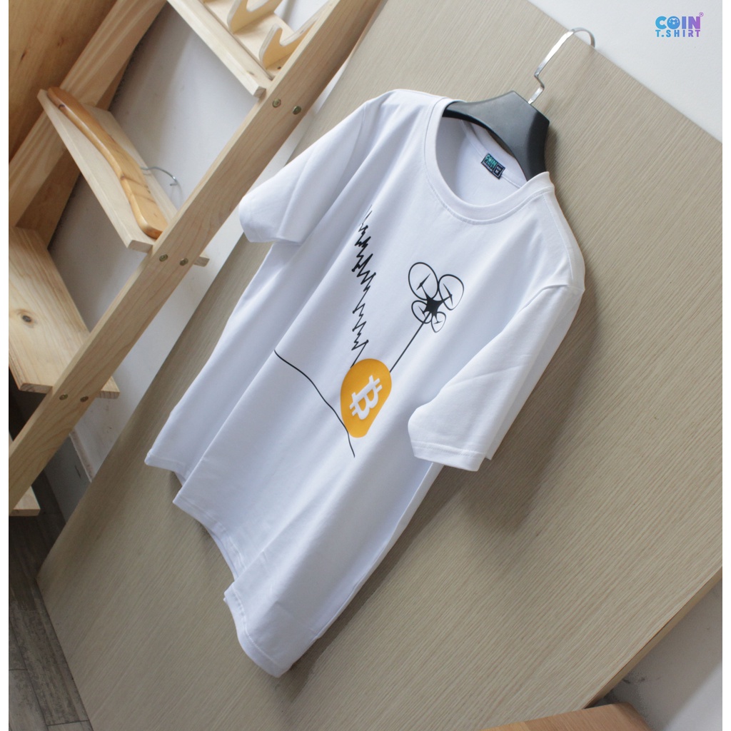 Áo thun Bitcoin Flycam (cointshirt)