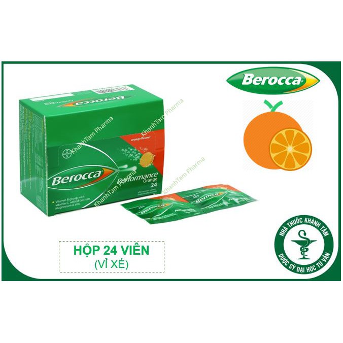 [Chính hãng] Berocca Performance - Viên sủi bổ sung Vitamin và khoáng chất - Berroca, beroca