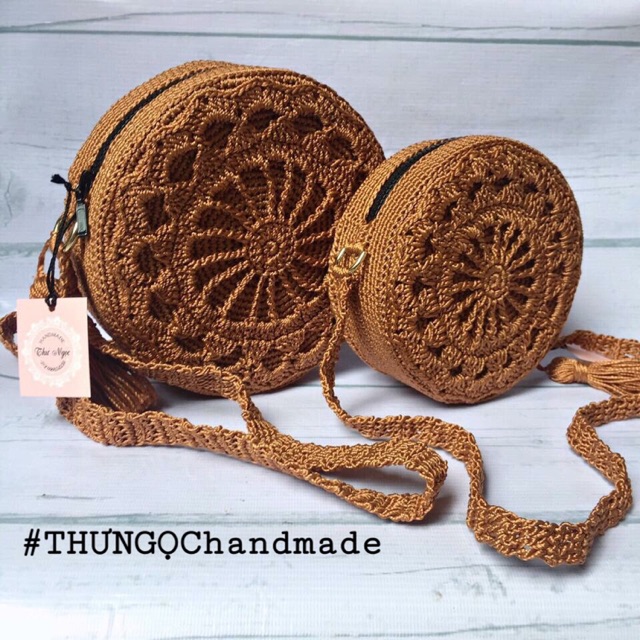 Túi trống tròn hoa văn