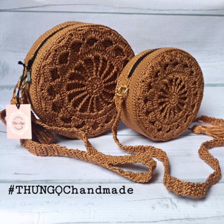 Túi trống tròn hoa văn