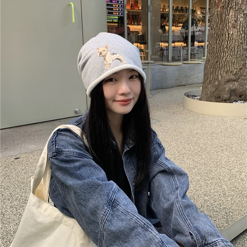 Mũ len MG STUDIO in hình thú cưng 6 màu