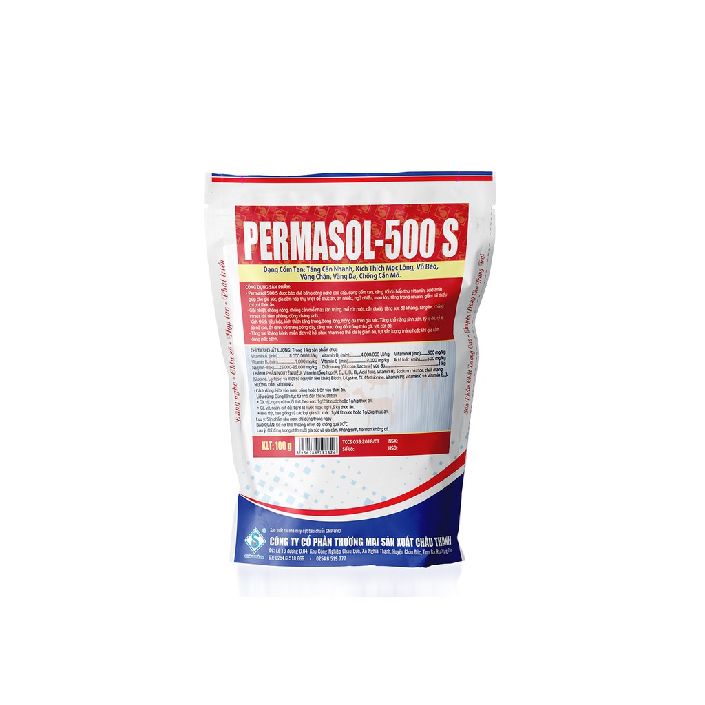 PERMASOL-500S gói 100gr