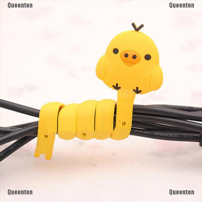 Dụng cụ quấn dây cáp gọn gàng hình động vật dễ thương