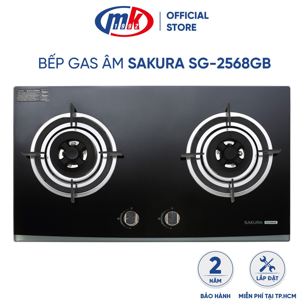 Bếp gas âm Sakura SG-2568GB_chính hãng Mekong