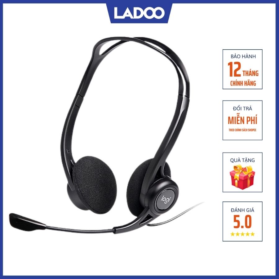 Tai nghe Logitech H370 - Bảo hành chính hãng 12 tháng