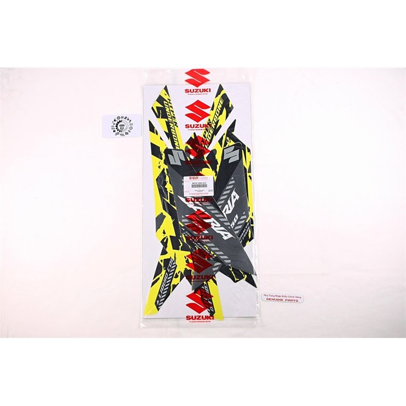 Bộ tem SATRIA FI 2019 Tem báo đốm nhập chính hãng Suzuki Indo