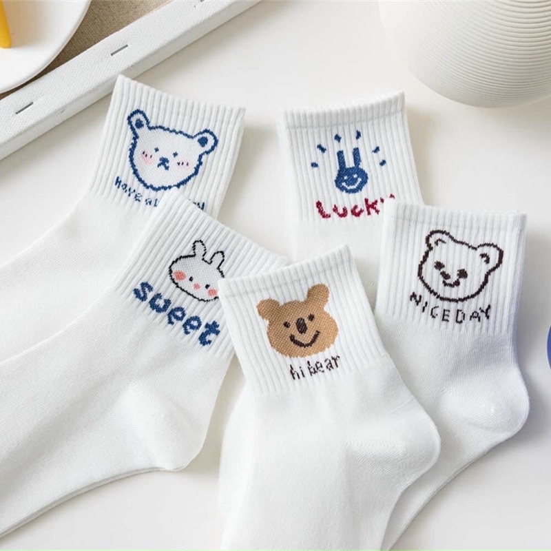 Combo set 5 đôi tất nhiều mẫu