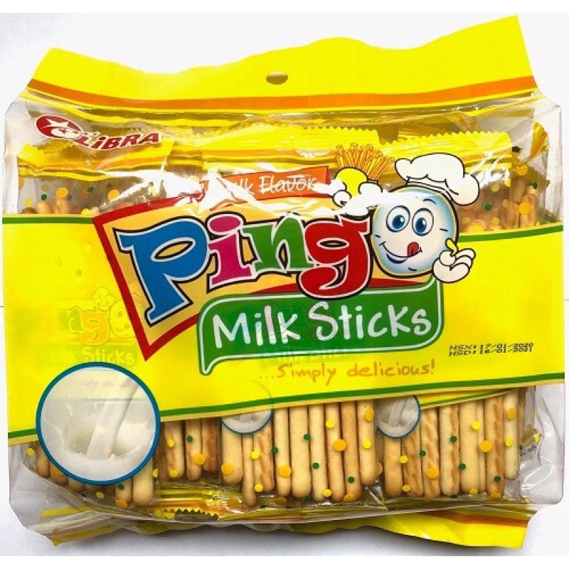 Bánh Pingo Milk Sticks 414g