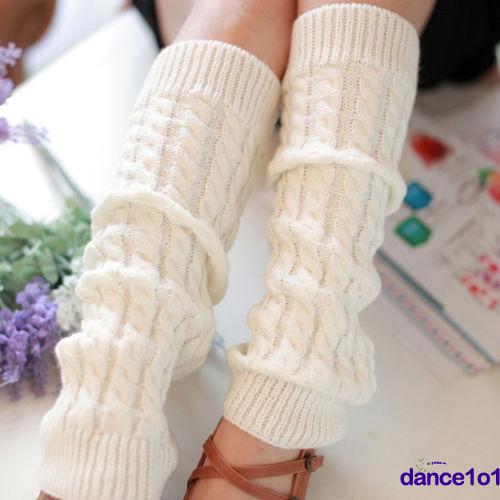 Tất Ống Chân Dệt Kim Thời Trang Giữ Ấm Cho Nữ