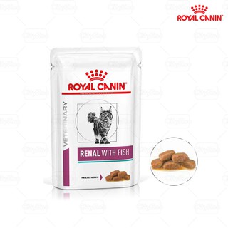 ROYAL CANIN RENAL WITH FISH - Pate HỖ TRỢ CHỨC NĂNG THẬN CHO MÈO