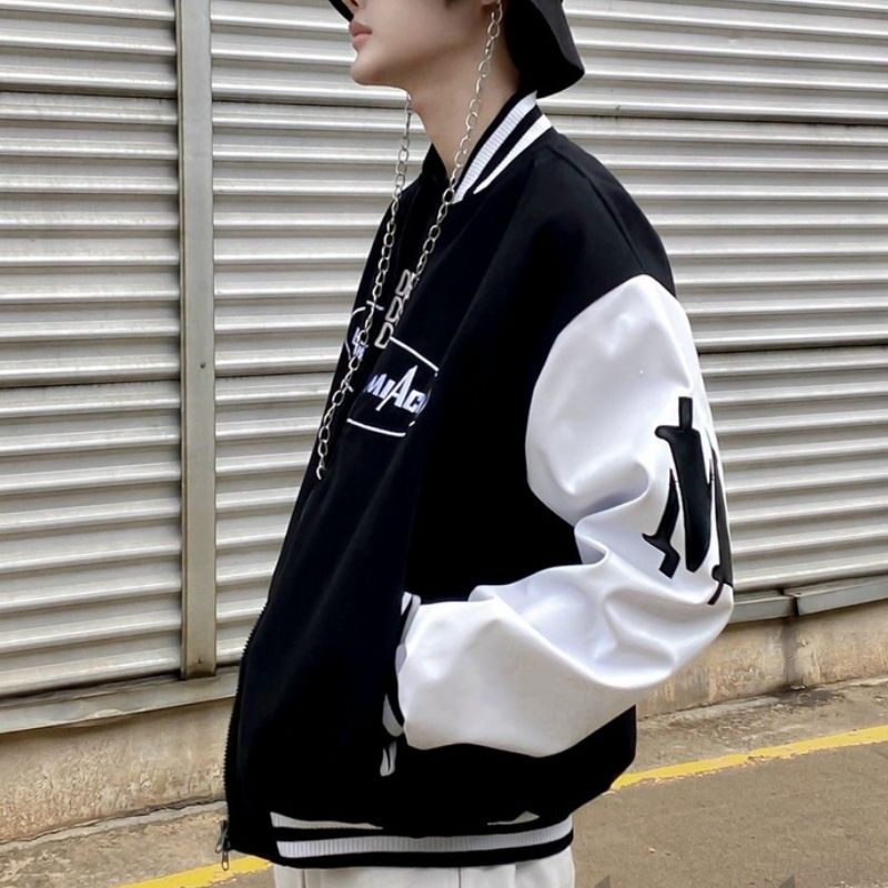 Áo bomber nam nữ unisex khoác gió jacket dù 2 lớp cúc bấm form rộng local brand ulzzang phong cách hàn quốc đep MIACK