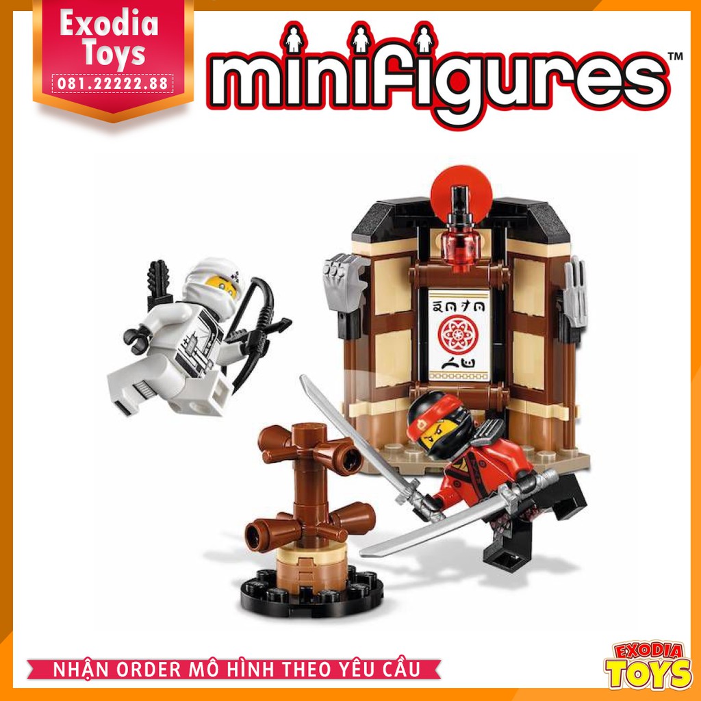 Xếp hình Căn Phòng Tập Luyện Ninjago Spinjitzu : Spinjitzu Training Dojo - Đồ Chơi Lắp Ghép Sáng Tạo - DECOOL 20014