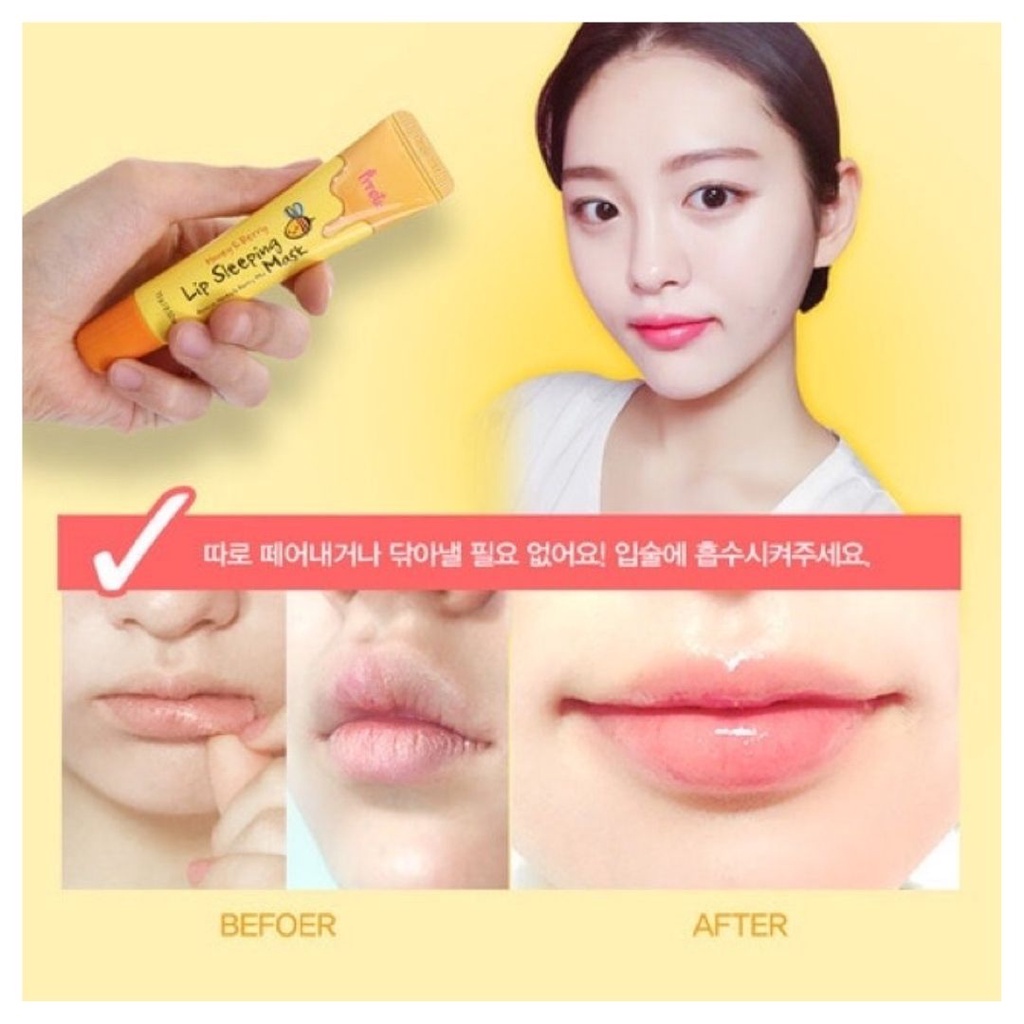 Mặt nạ ngủ môi - son dưỡng mật ong Prreti Honey Berry Lip Sleeping Mask