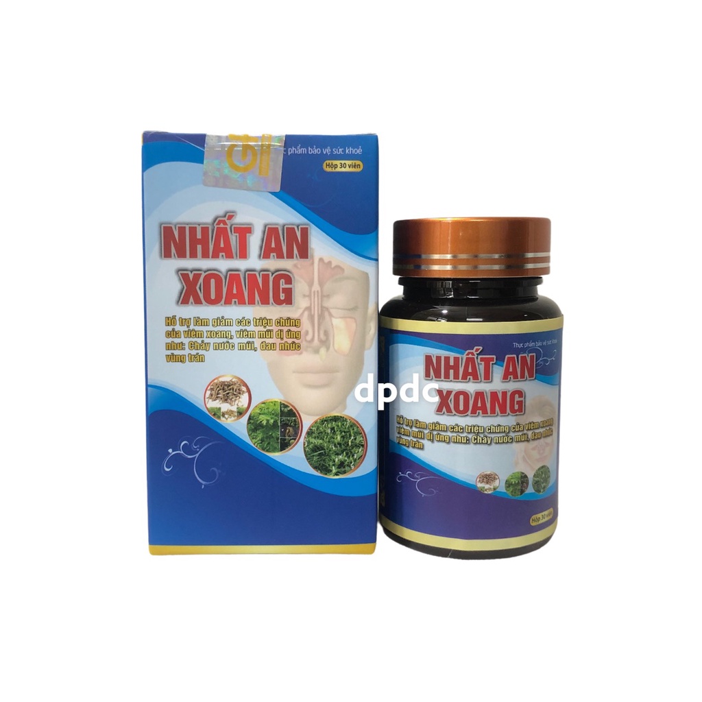 Viên Uống Nhất An Xoang, Hỗ Trợ Làm Giảm Viêm Xoang, Viêm Mũi Dị Ứng: Chảy Nước Mũi, Giảm Đau Nhức Vùng Trán.