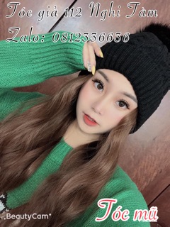 Tóc kèm mũ len đủ mầu