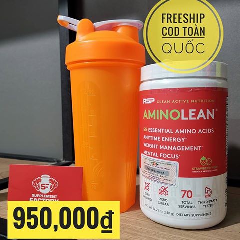 RSP Nutrition AMINO LEAN 70 LẦN DÙNG - CHÍNH HÃNG CÔNG TY BBT - BCAA - EAA