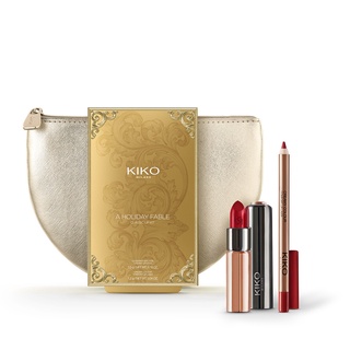 Sét son môi + ví + chì kẻ môi kiko A Holiday Fable Classic Lip Kit - Kiko milano Italy