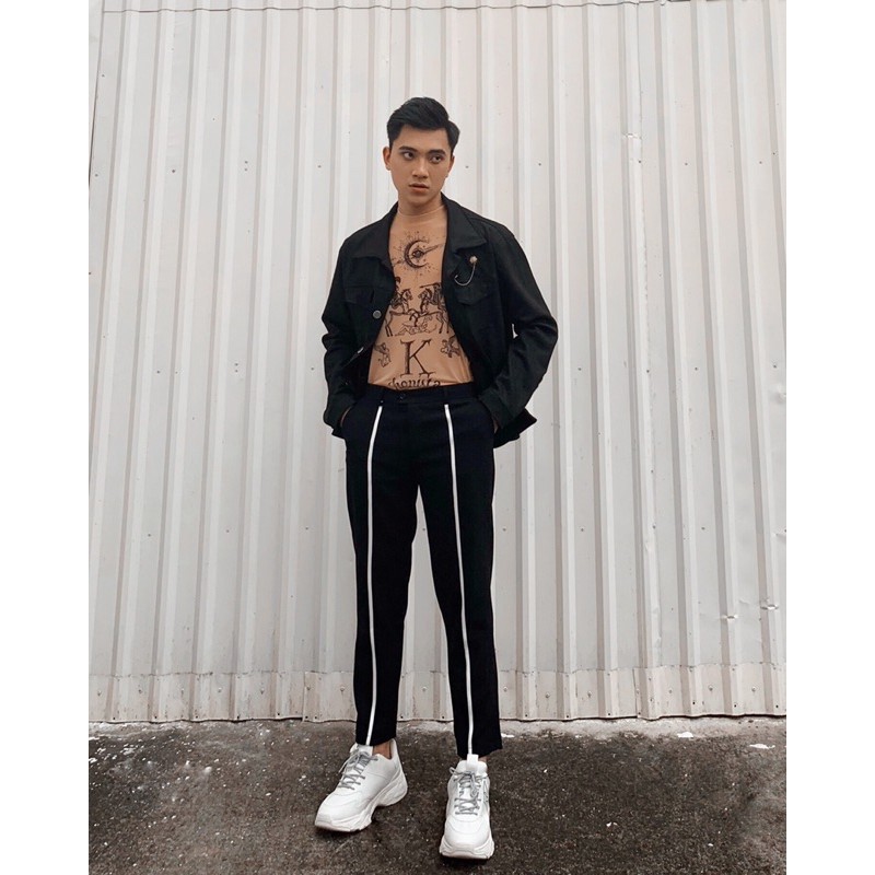 QUẦN TÂY ĐEN LINE JUSTIN “K honista”