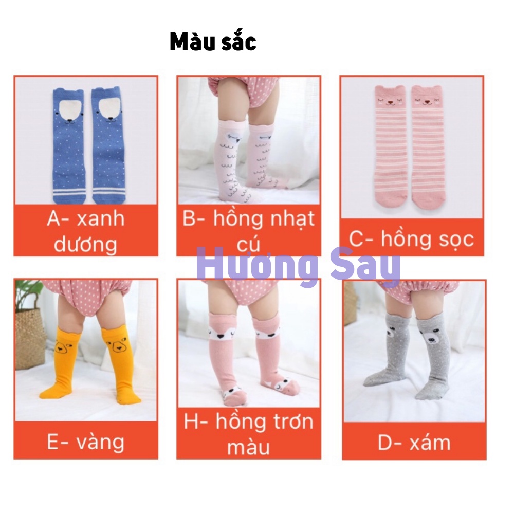 Tất len bốt vintage tới gối cho bé T148