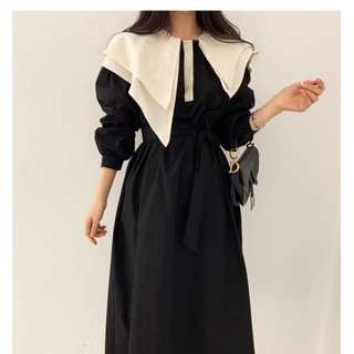 Đầm Dài Thắt Eo Phong Cách Ulzzang Mẫu Mới Nhất