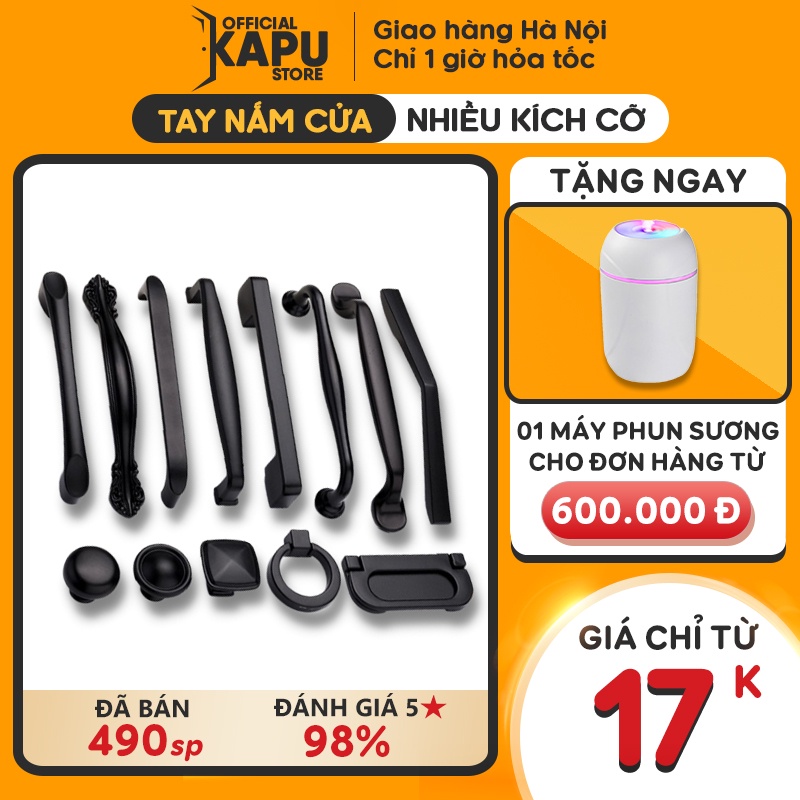 Tay nắm cửa tủ và ngăn kéo bằng hợp kim nhôm nhiều mẫu mã - Phụ kiện cửa KAPU