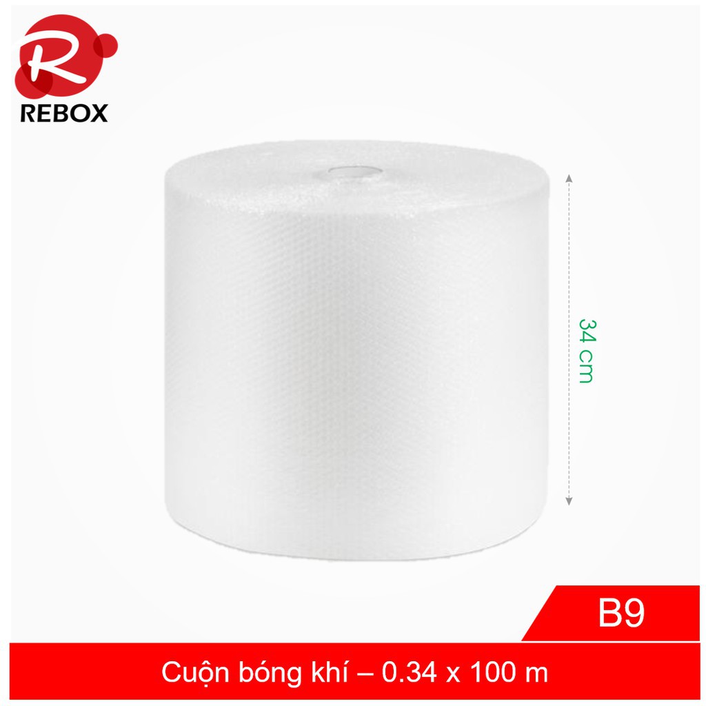 34cm x 100m - Cuộn Bóng Khí - Xốp hơi - Xốp nổ - Gói hàng - Bọc hàng