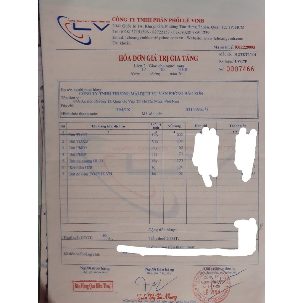 Bút bi Thiên Long 061 xanh