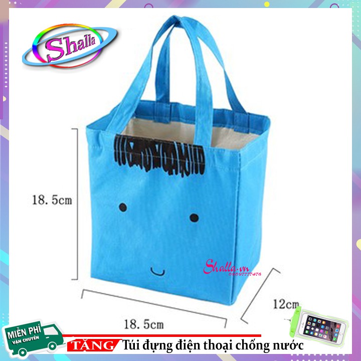 Túi Giữ Nhiệt - túi đựng thức ăn Hình Thú Loại Dày A1 Shalla Tặng túi đựng điện thoại chống nước