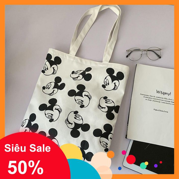 TÚI TOTE HỌA TIẾT nhiều CHUỘT MICKY