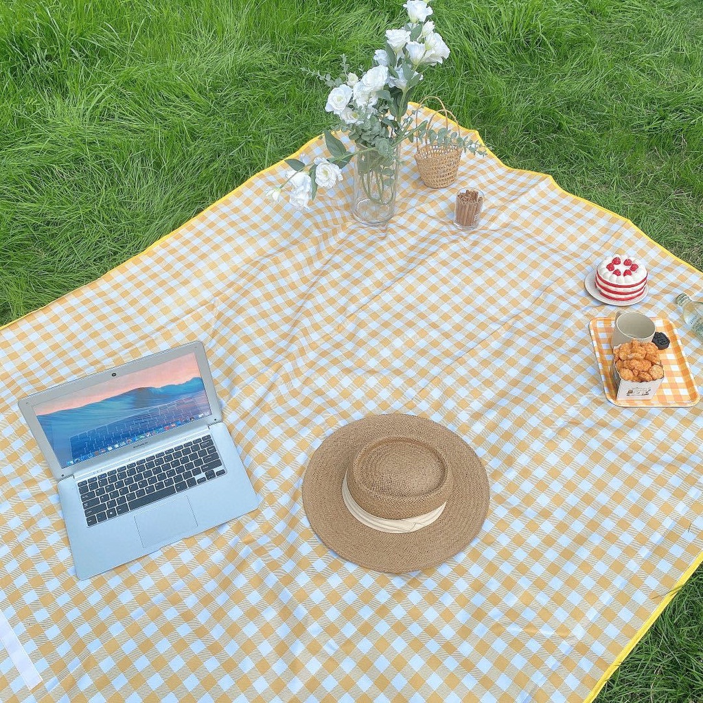 Picnic Mat Di động Picnic Có Thể Gập Lại Vải Dã Ngoại Ngoài Trời Chống Thấm Nước Picnic Mat Lều Chống ẩm Mat