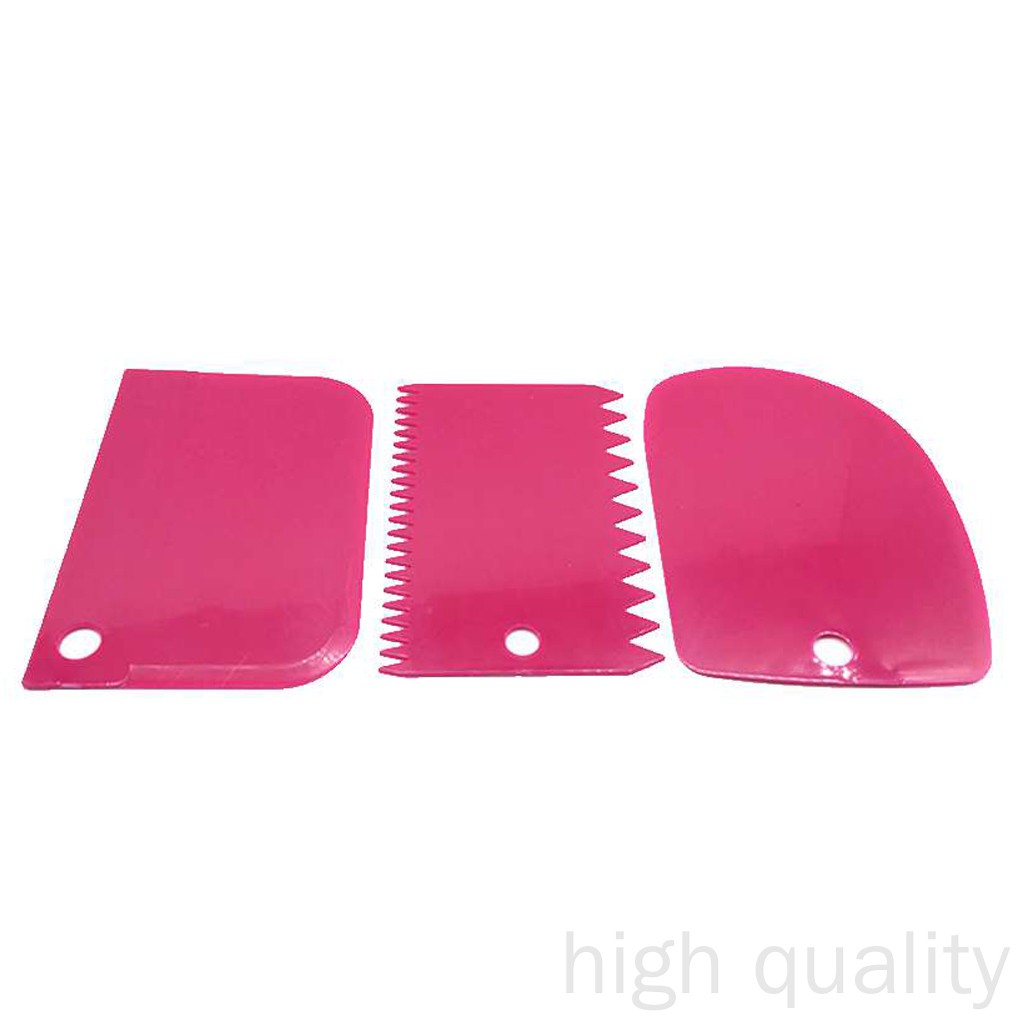 Bộ 3 Dụng Cụ Chà Láng Bánh Kem Đa Năng Có Thể Tái Sử Dụng Tiện Lợi