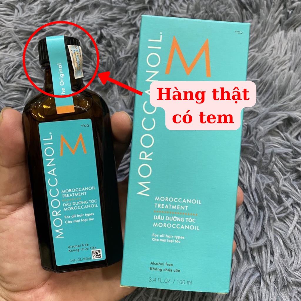 Tinh dầu dưỡng tóc Moroccanoil phục hồi tóc hư tổn khô xơ Moroccanoil Treatment Oil  100ml chính hãng