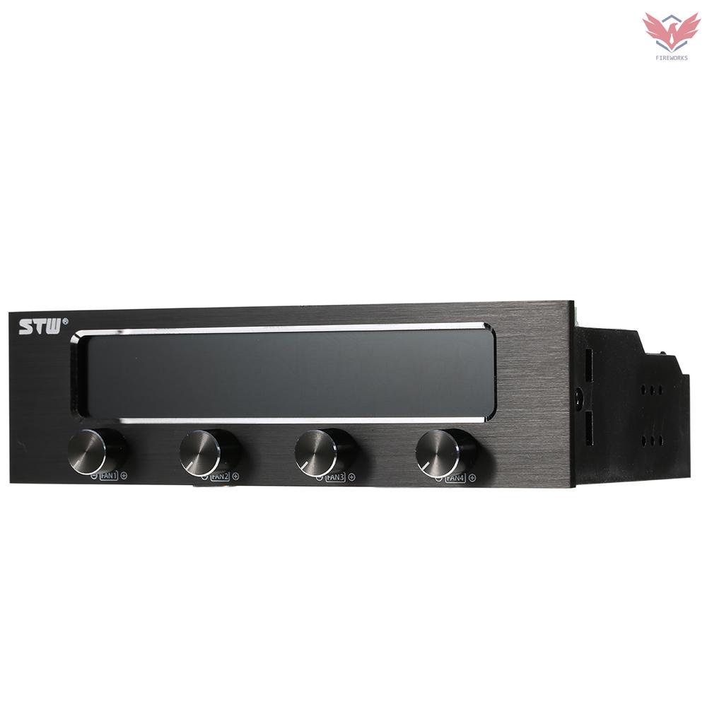 Bảng Điều Khiển Tốc Độ Quạt Tản Nhiệt Cpu 4 Kênh Đa Năng Có Màn Hình Lcd | BigBuy360 - bigbuy360.vn