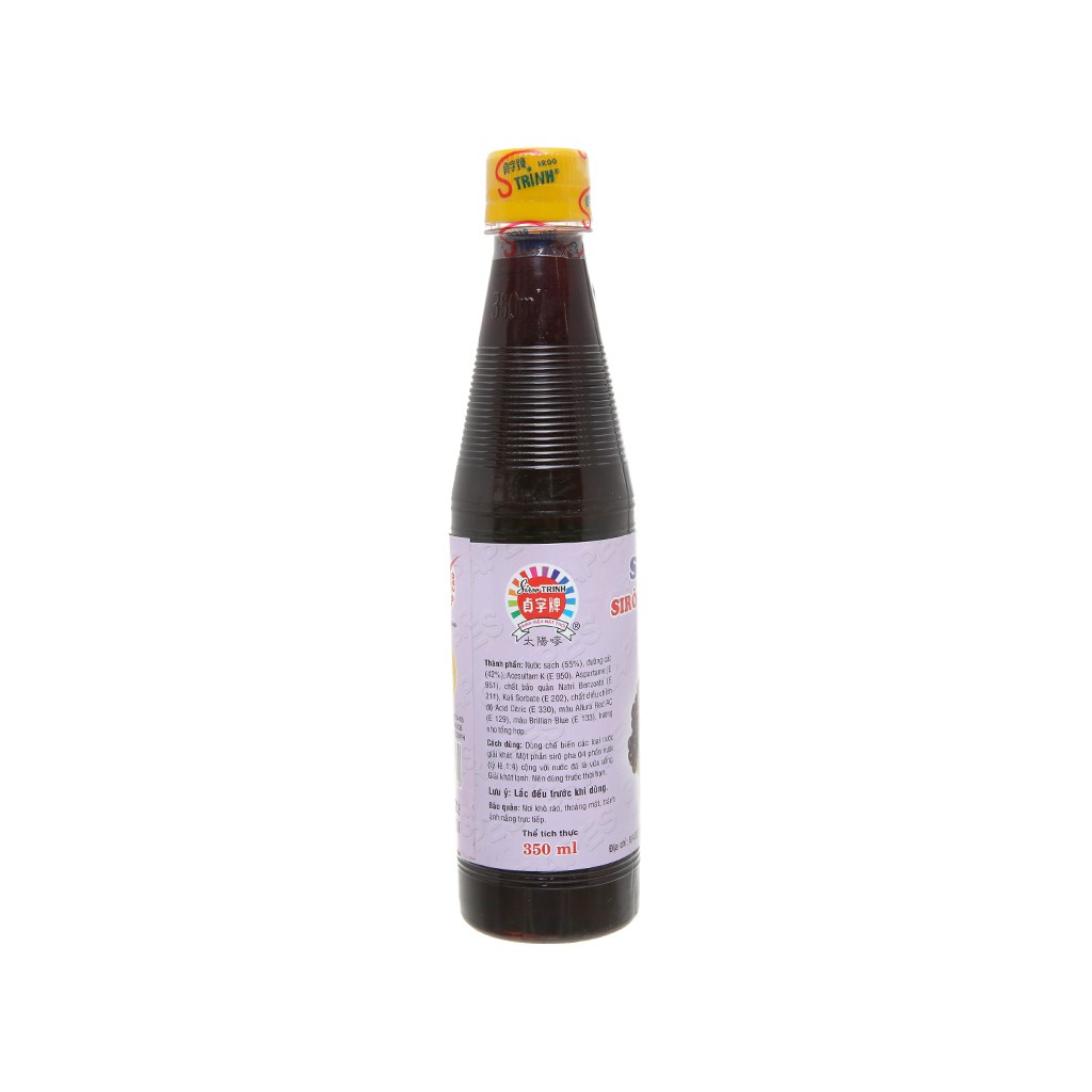 Sirô hương nho Trinh 350ml