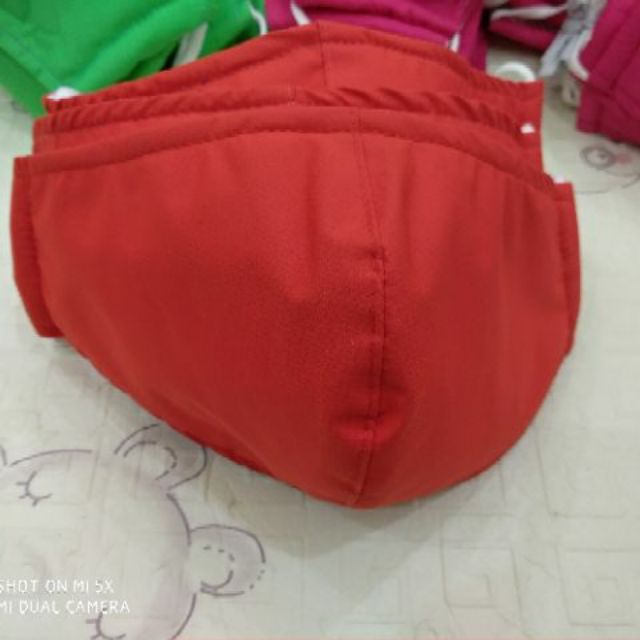 Khau trang chống nước, đi mưa màu đỏ cam | BigBuy360 - bigbuy360.vn