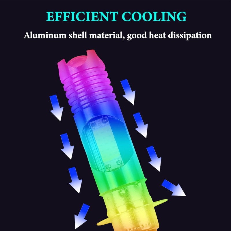 Đèn pha đa năng H4 BA20D P15D 8W trắng + RGB DC12v cho xe máy