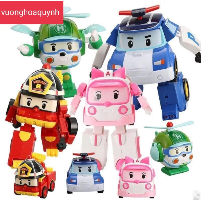 Đội bay siêu đẳng Ronoca/ poli biến hình thành oto 6 con to