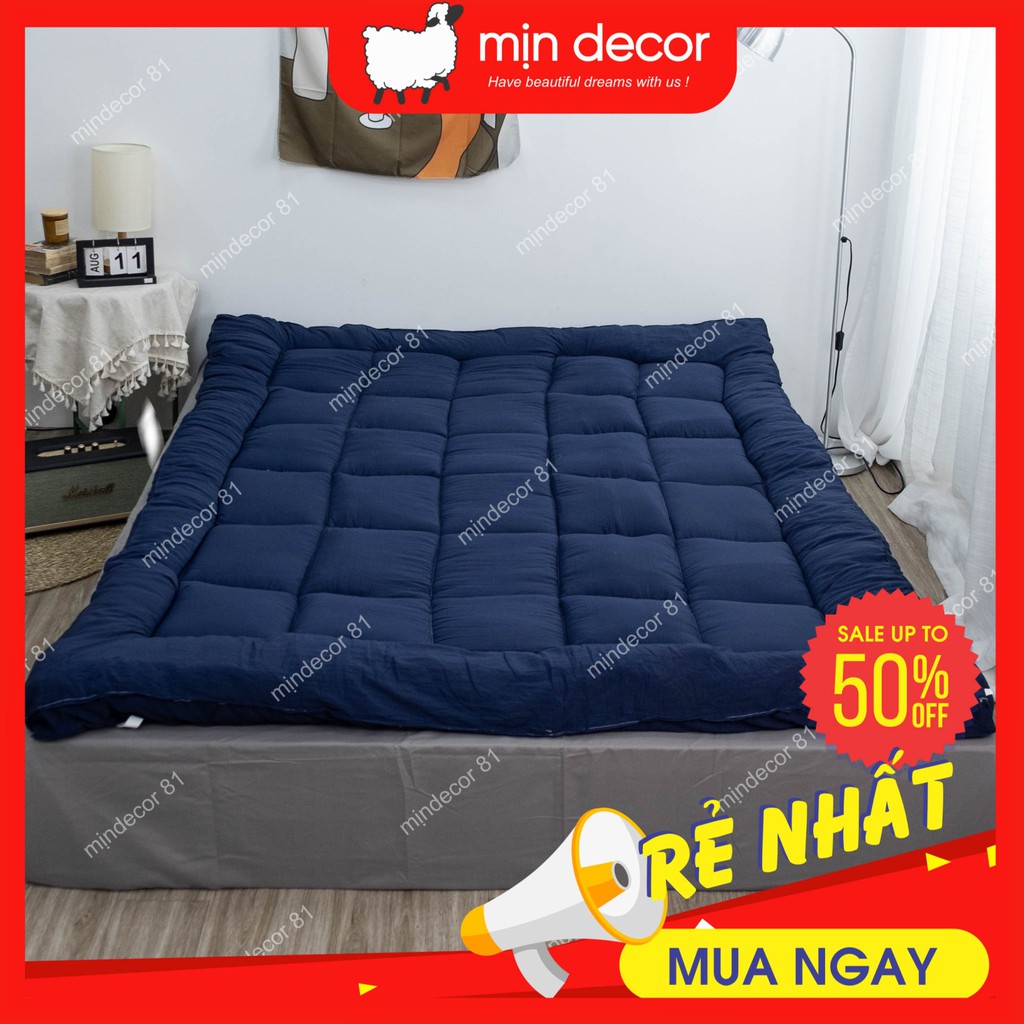 Tấm Topper ⚡FREESHIP⚡ Topper Trơn Nệm Cao Cấp - Thiết Kế Mịn Decor