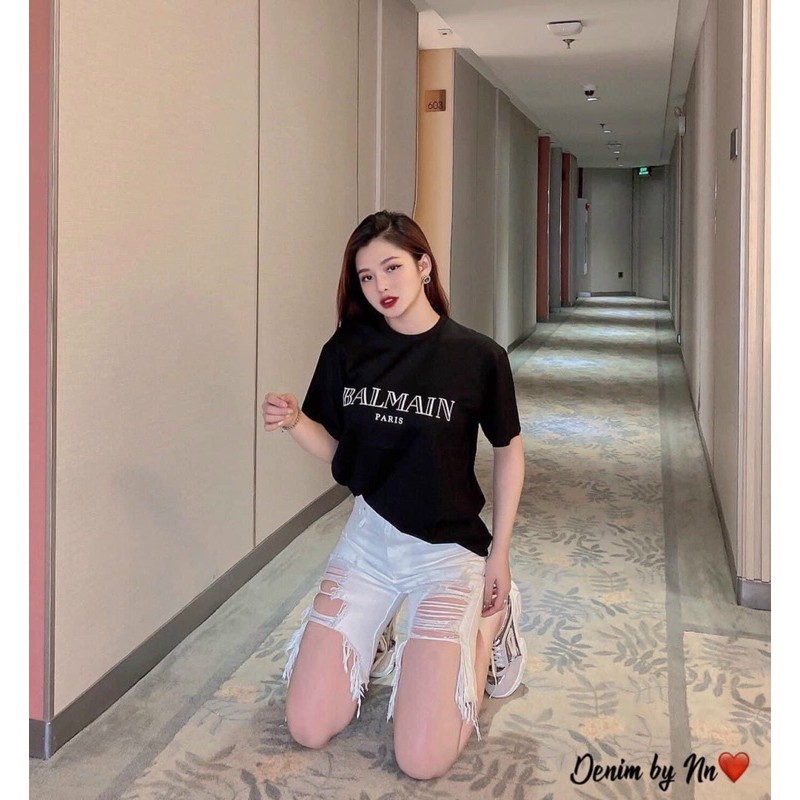 QUẦN SHORT NGỐ BIGSIZE TRẮNG RÁCH Ms4207