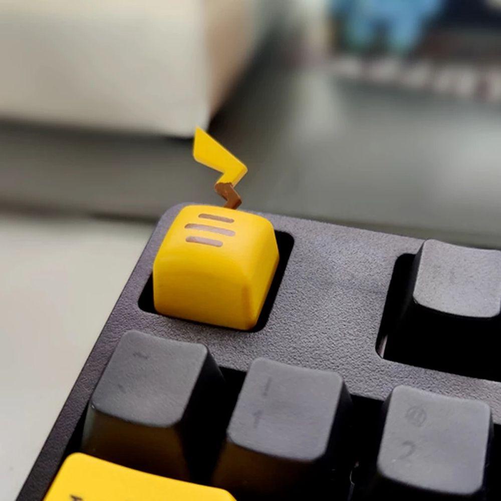 Bộ Nút Bàn Phím R4 In Hình Pikachu Hoạt Hình Bằng Nhựa Resin Cho Cherry MX