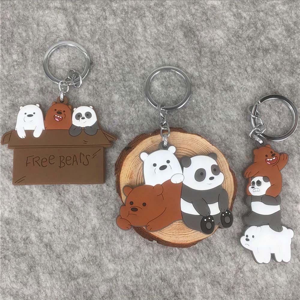 Móc Chìa Khóa Hình Ba Chú Gấu Dễ Thương