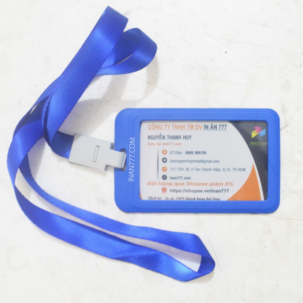 In bảng tên nhân viên chất lượng - thương hiệu cao cấp UHOO_có kèm dây đeo cổ