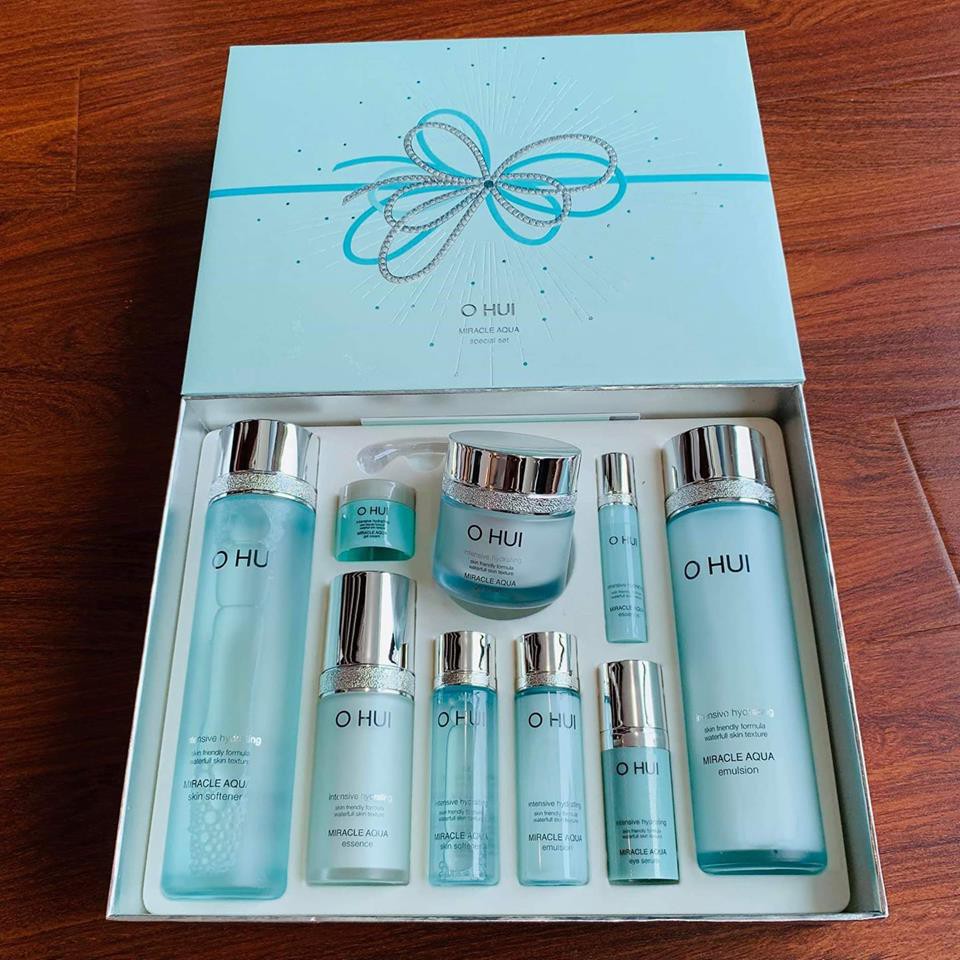 Set Ohui Miracle Aqua cho da dầu, mụn